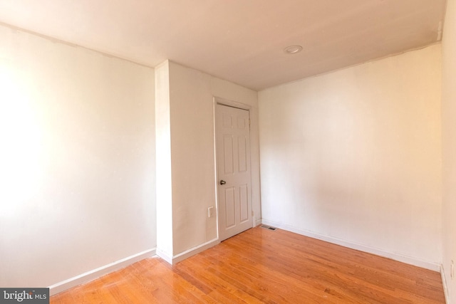 2106 S 12th St, Philadelphia, PA 19148 - unfurnished room featuring light wood-style flooring and baseboards