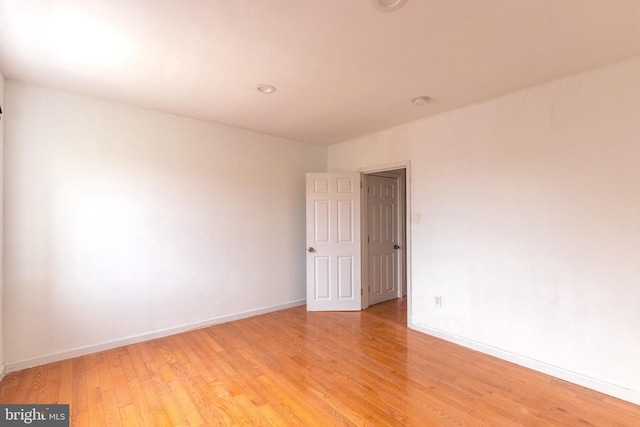 2106 S 12th St, Philadelphia, PA 19148 - spare room with light wood-style floors and baseboards