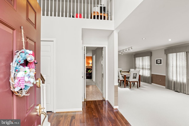 72 Leearden Rd, Hershey, PA 17033 - entryway featuring wood finished floors and recessed lighting