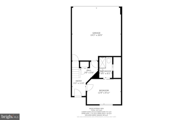 1338 Lowman St, Baltimore, MD 21230 - home floor plan