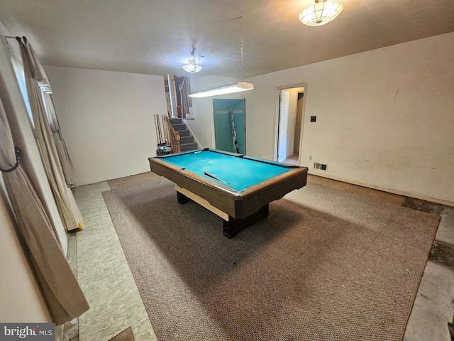 7023 Dolphin Rd, Lanham, MD 20706 - game room featuring billiards table