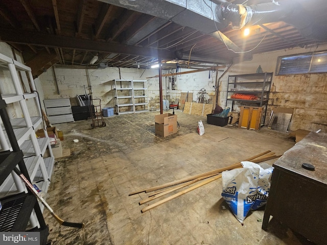 7023 Dolphin Rd, Lanham, MD 20706 - view of unfinished below grade area