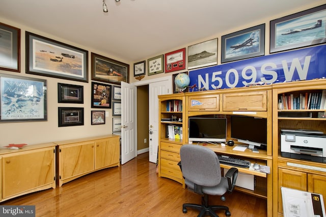 8931 Kiger St, Lorton, VA 22079 - office featuring light wood finished floors