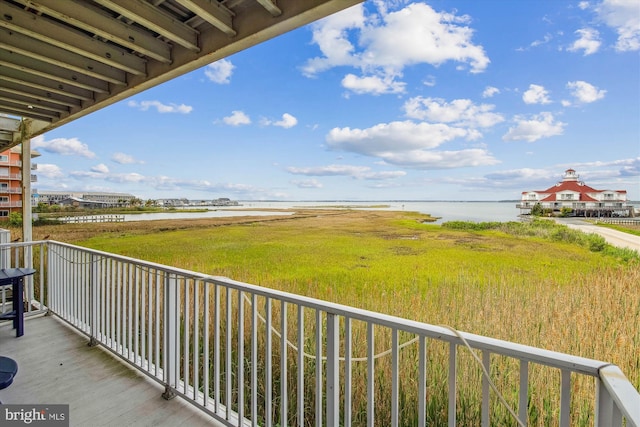 105 56th Unit 210P1, Ocean City, MD 21842 - balcony featuring a water view