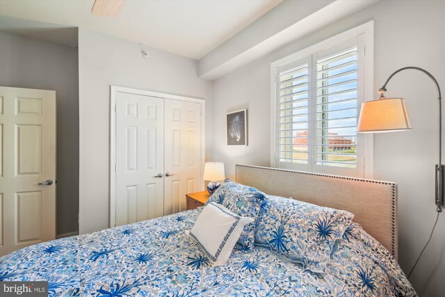 105 56th Unit 210P1, Ocean City, MD 21842 - bedroom with multiple windows and a closet