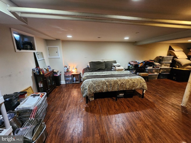 703 Beaverbrook Rd, Baltimore, MD 21212 - bedroom with wood finished floors and recessed lighting