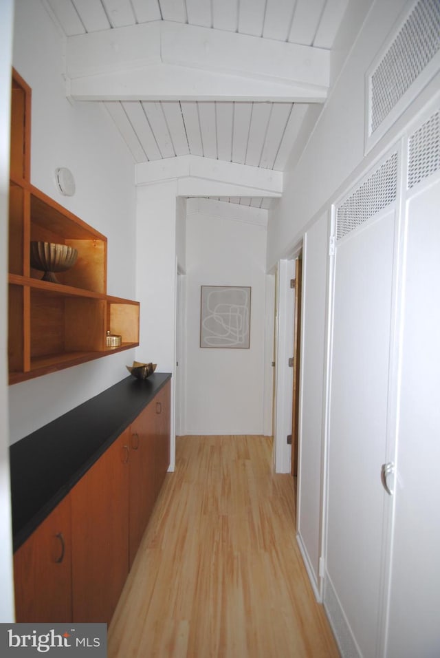 7807 Sycamore Dr, Falls Church, VA 22042 - hallway featuring light wood-style flooring