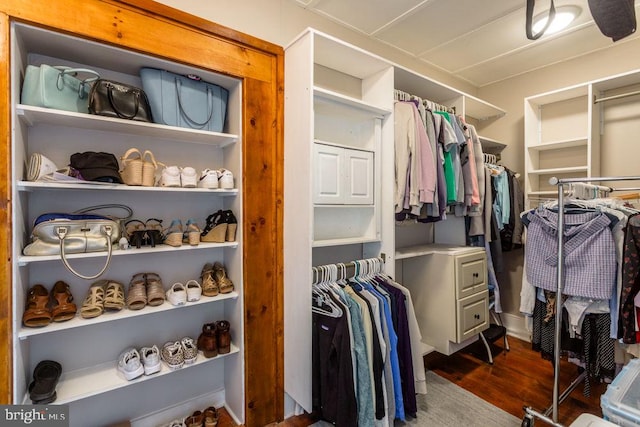 644 Early Dr, Broadway, VA 22815 - spacious closet featuring dark wood-type flooring