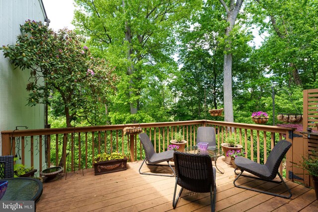view of deck