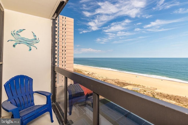 10900 Coastal Hwy Unit 805, Ocean City, MD 21842 - balcony with view of water and beach