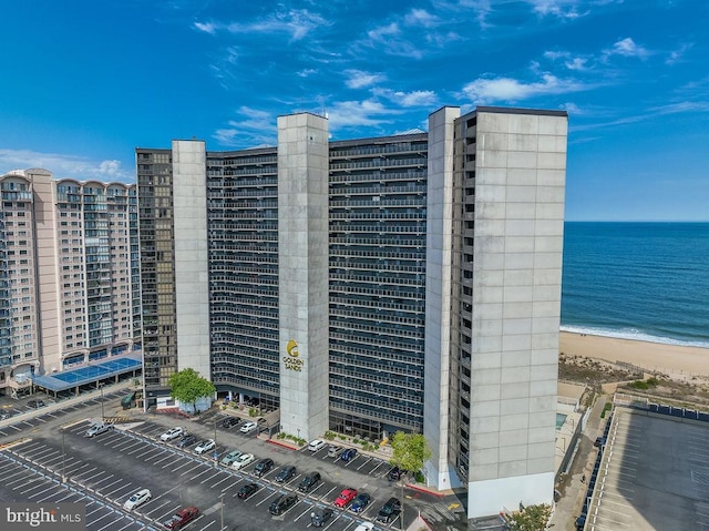 10900 Coastal Hwy Unit 805, Ocean City, MD 21842 - view of building exterior featuring view of water and beach
