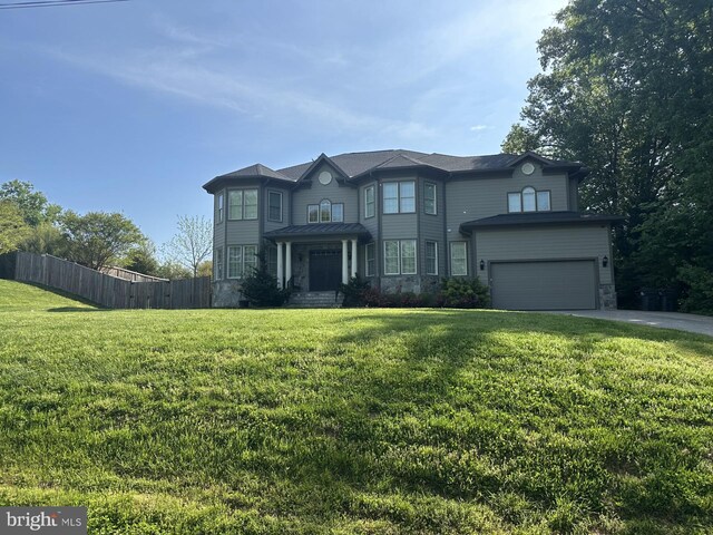 829 Golden Arrow St, Great Falls, VA 22066 - view of front of home featuring stone siding and driveway