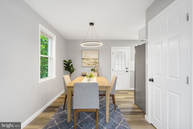 3531 Milford Mill Rd, Baltimore, MD 21244 - dining room featuring baseboards and light wood-style floors