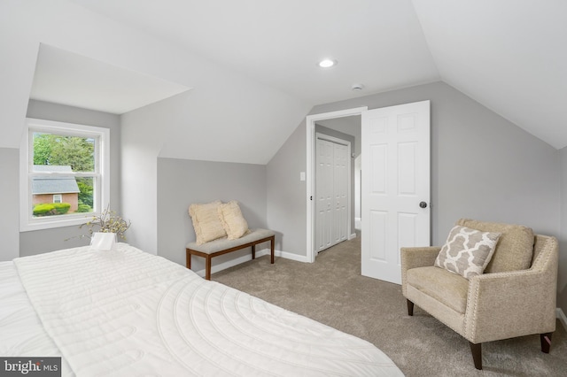 3531 Milford Mill Rd, Baltimore, MD 21244 - carpeted bedroom with lofted ceiling and baseboards