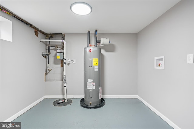 3531 Milford Mill Rd, Baltimore, MD 21244 - utility room featuring water heater