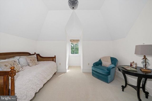 101 Greenspring Rd, Wilmington, DE 19807 - carpeted bedroom with lofted ceiling and baseboards
