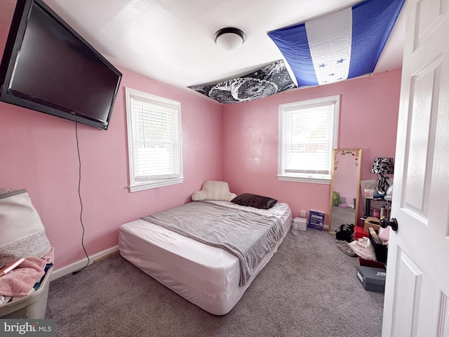 106 Killoran Dr, New Castle, DE 19720 - bedroom with carpet, multiple windows, and baseboards