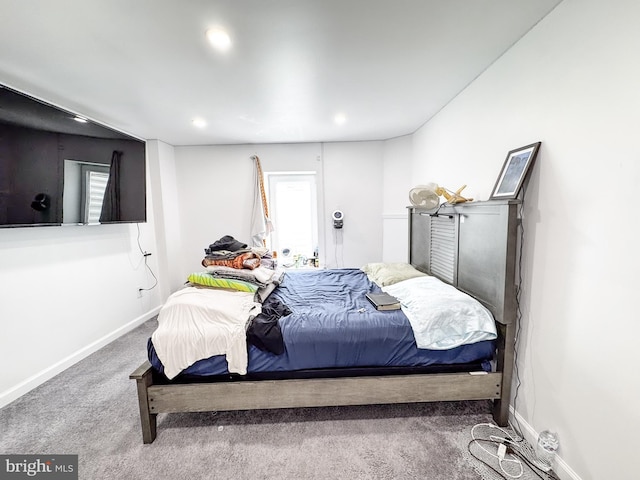 106 Killoran Dr, New Castle, DE 19720 - bedroom with carpet floors, baseboards, and recessed lighting