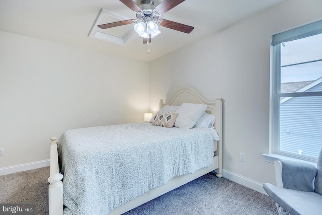 22378 Mahogany Rd, Milton, DE 19968 - bedroom featuring carpet, baseboards, and a ceiling fan