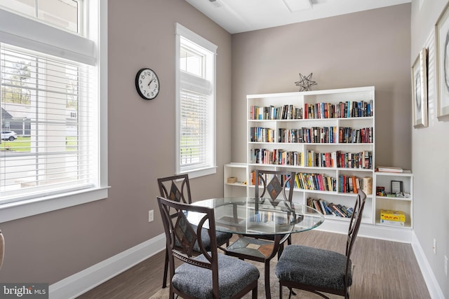 22378 Mahogany Rd, Milton, DE 19968 - dining room with wood finished floors and baseboards