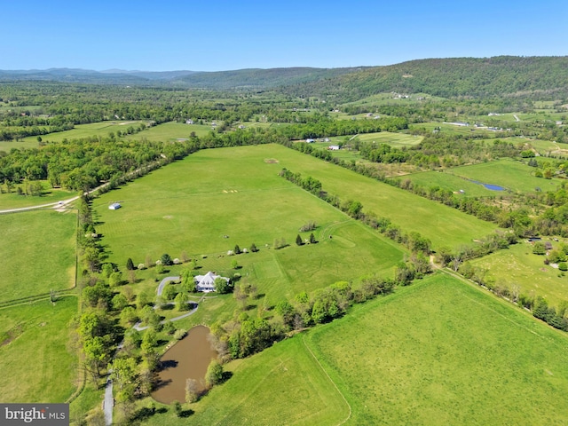 aerial view of sparsely populated area with a mountainous background