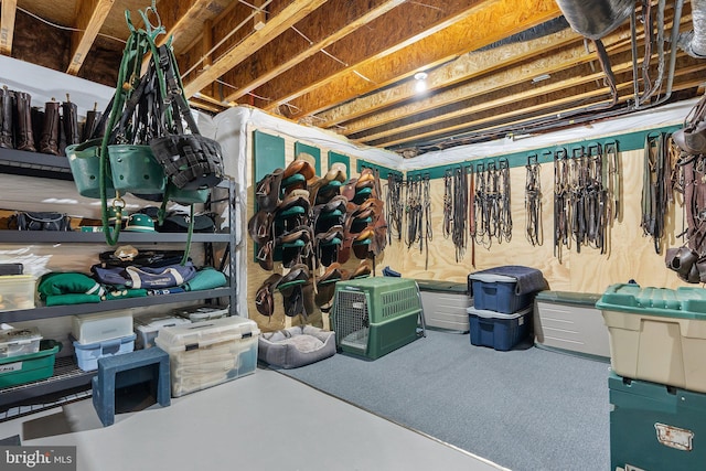 view of storage