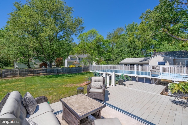 view of deck