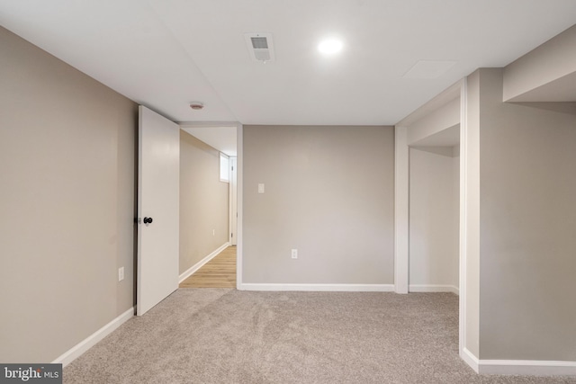 5311 Herring Run Dr, Baltimore, MD 21214 - finished below grade area featuring carpet and baseboards