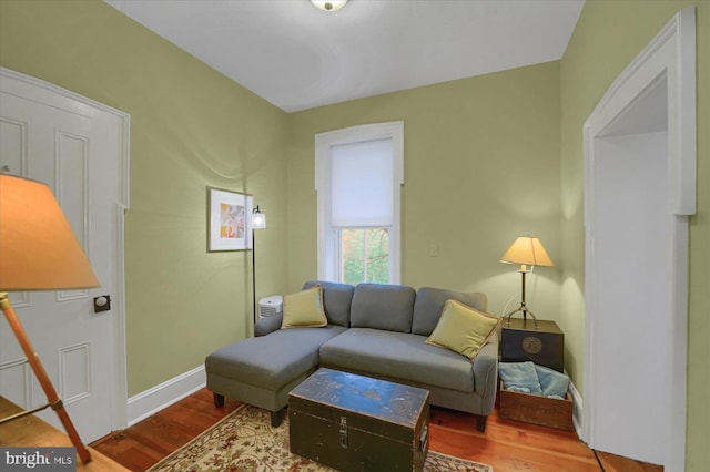 612 Old Rte 322, Spring Mills, PA 16875 - living room featuring wood finished floors and baseboards