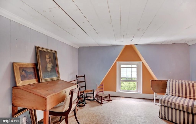 612 Old Rte 322, Spring Mills, PA 16875 - living area featuring carpet flooring