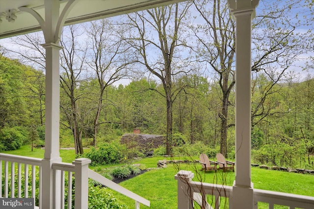 612 Old Rte 322, Spring Mills, PA 16875 - view of green lawn featuring a view of trees