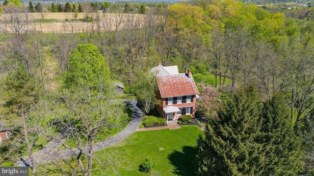 612 Old Rte 322, Spring Mills, PA 16875 - view from above of property featuring a heavily wooded area