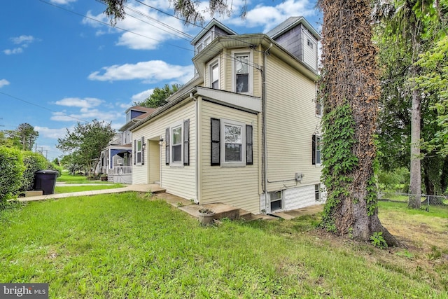 view of rear view of property