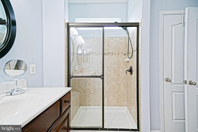 24928 Rivers Edge Rd, Millsboro, DE 19966 - full bath with a stall shower and vanity
