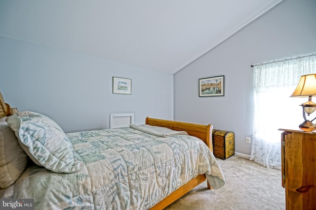 24928 Rivers Edge Rd, Millsboro, DE 19966 - carpeted bedroom featuring lofted ceiling
