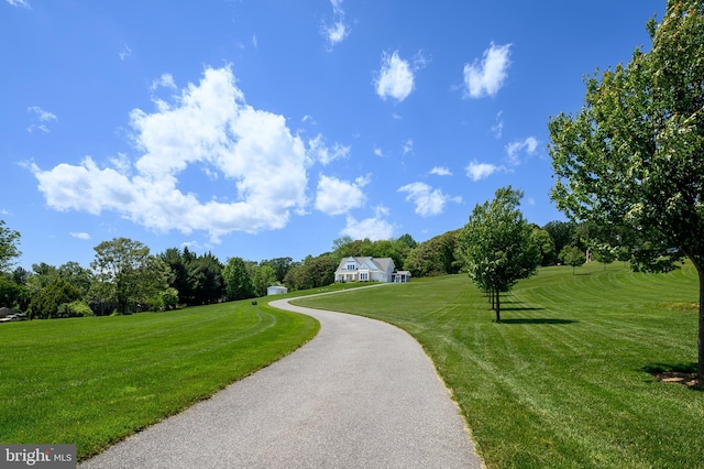 1760 Florence Rd, Mount Airy, MD 21771 - surrounding community with a lawn and view of wooded area