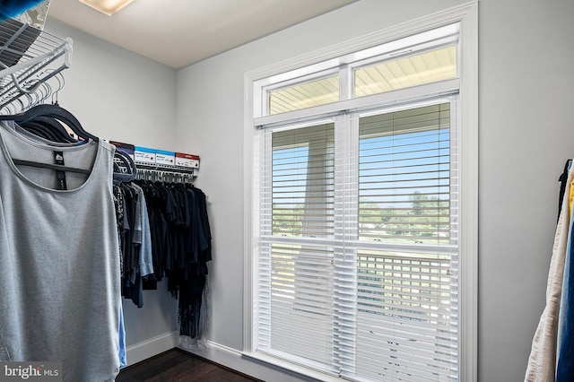 1760 Florence Rd, Mount Airy, MD 21771 - spacious closet with dark wood-style floors