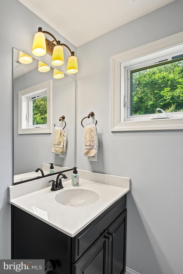 1760 Florence Rd, Mount Airy, MD 21771 - bathroom featuring plenty of natural light and vanity
