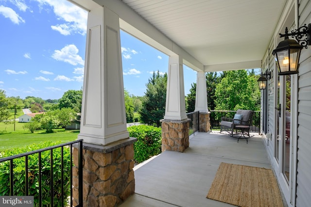 1760 Florence Rd, Mount Airy, MD 21771 - view of patio with a porch