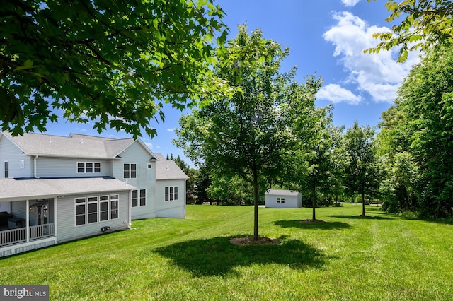 1760 Florence Rd, Mount Airy, MD 21771 - view of green lawn featuring an outdoor structure