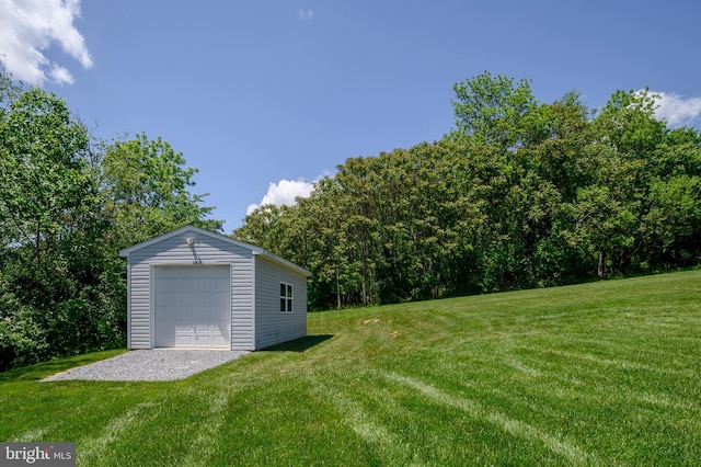 1760 Florence Rd, Mount Airy, MD 21771 - view of green lawn featuring an outbuilding and a garage