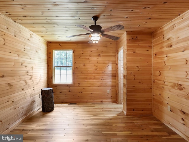 79 Whiskey Still Rd, Berkeley Springs, WV 25411 - bonus room featuring wood ceiling, wood walls, light wood finished floors, and ceiling fan