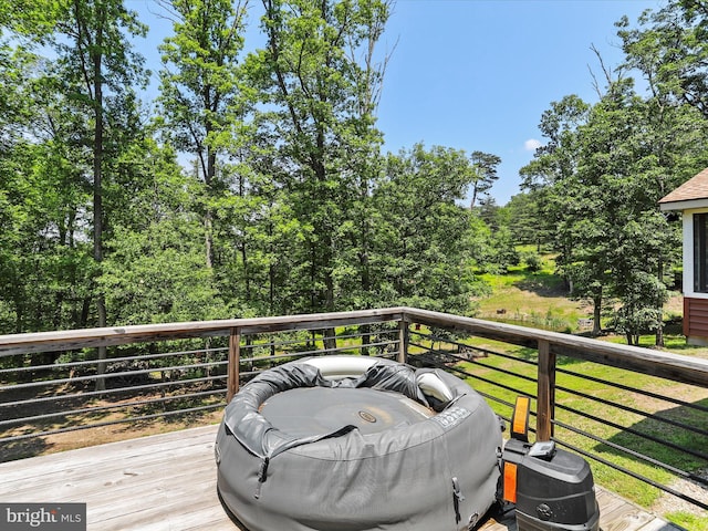 79 Whiskey Still Rd, Berkeley Springs, WV 25411 - view of wooden deck