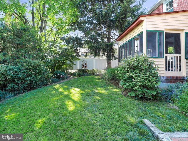 210 W 1st St, Front Royal, VA 22630 - view of yard with a sunroom