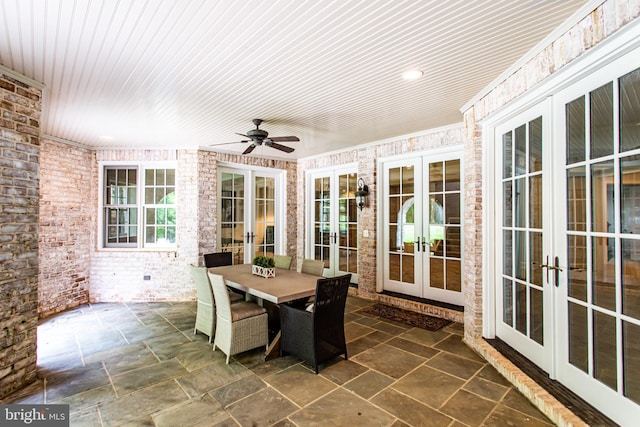 1034 Founders Ridge Ln, Mclean, VA 22102 - sunroom with french doors