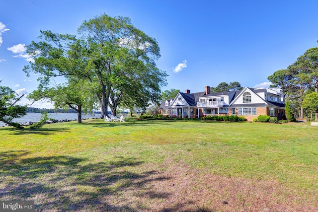 6454 Carmines Island Ln, Hayes, VA 23072 - view of grassy yard featuring a water view