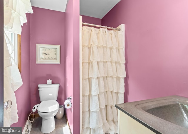 115 Bailey Settlement Hwy, Clearfield, PA 16830 - full bath featuring toilet, vanity, and a shower with curtain
