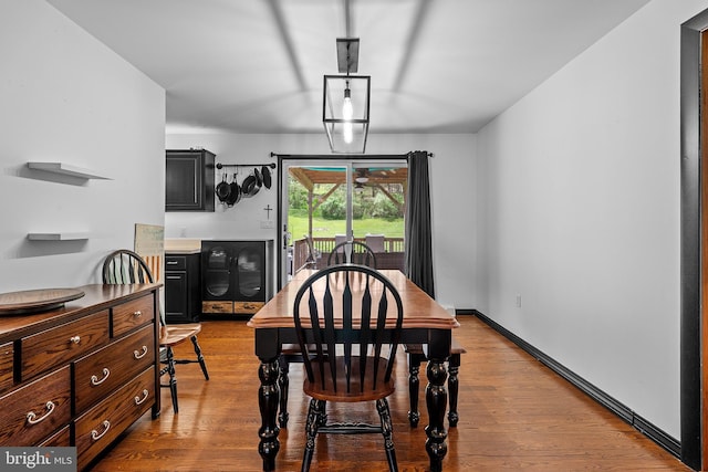 115 Bailey Settlement Hwy, Clearfield, PA 16830 - dining space with wood finished floors