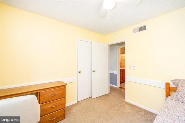 4115 Grandview Rd, Hanover, PA 17331 - bedroom featuring light carpet, a ceiling fan, and baseboards
