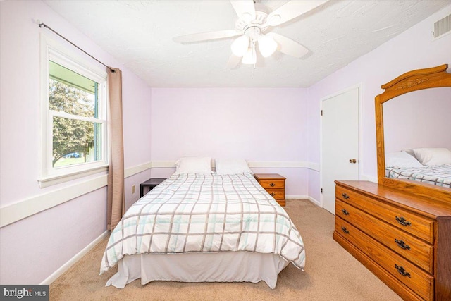 4115 Grandview Rd, Hanover, PA 17331 - bedroom with carpet, baseboards, and a ceiling fan